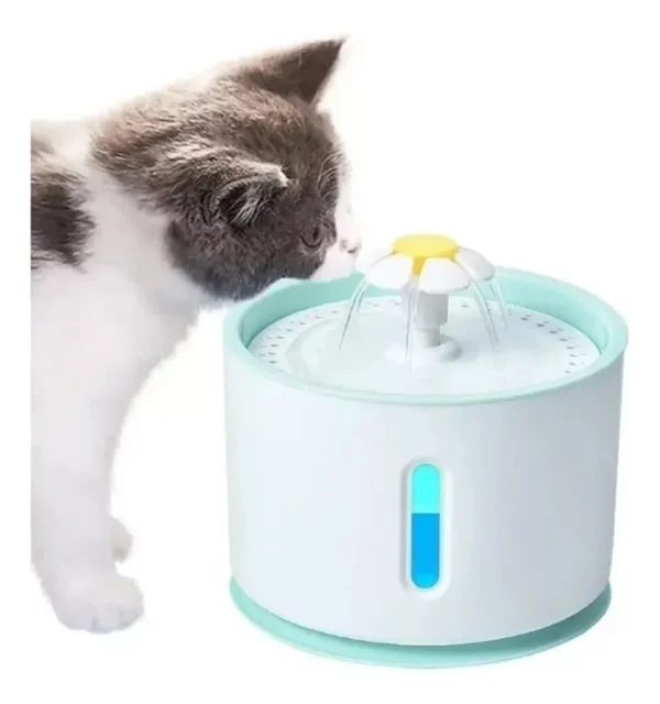Bebedero Eléctrico de Agua 2.4lts Para Perros y Gatos