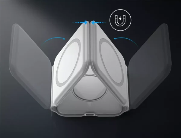 Cargador Rápido Inalambrico Magsafe Vidvie para iPhone - 3 en 1