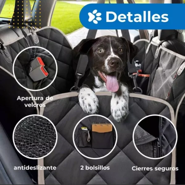 Protector Funda Cubre Asiento Auto Perros Mascotas Petpal